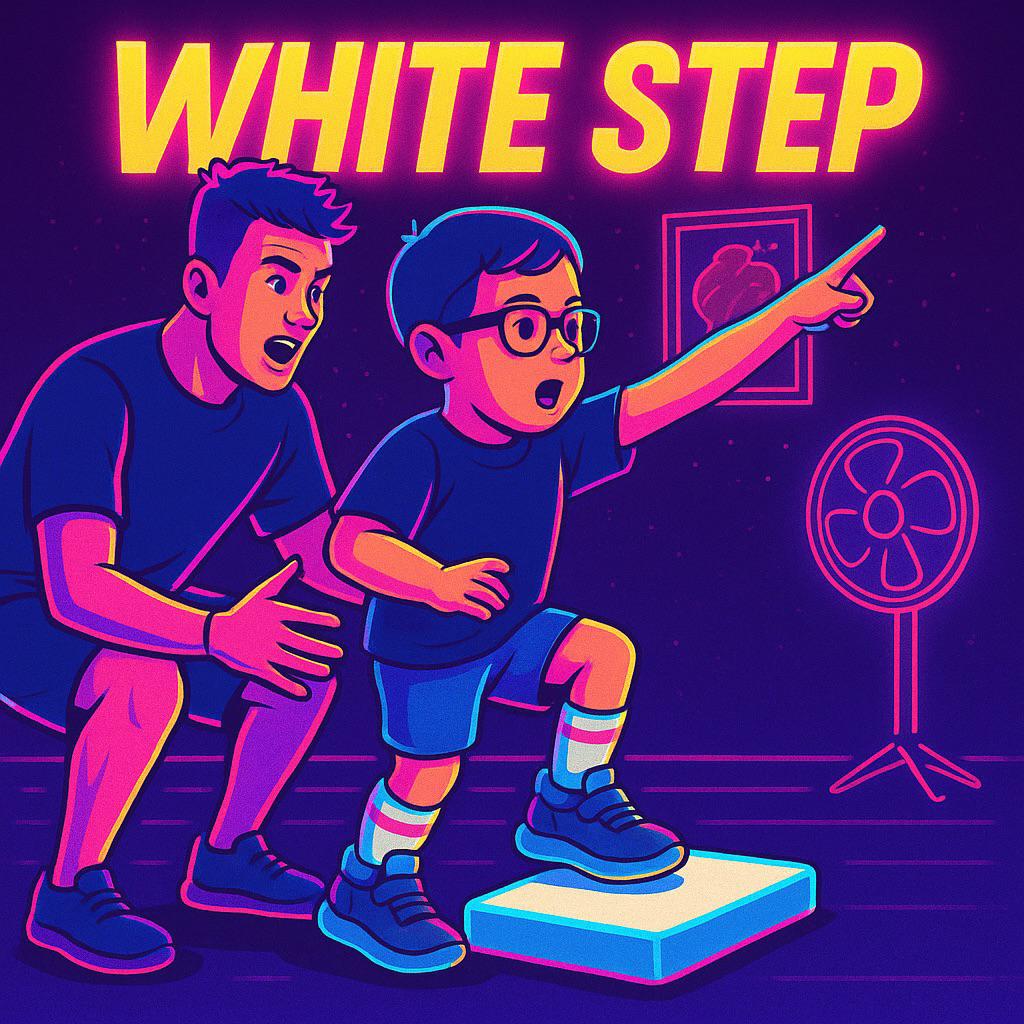 White Step Single